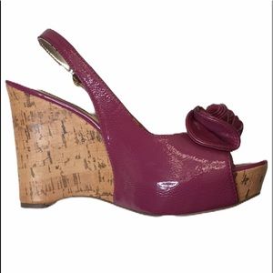 Steve Madden P Crane slingback wedge platforms